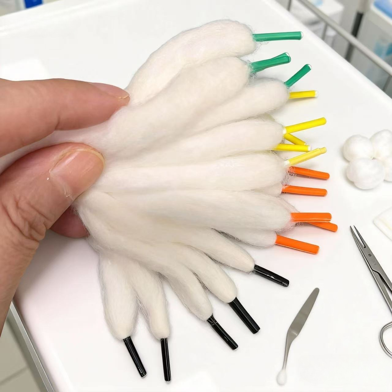 Cotton Wick Organic - 3,0/2,5 mm kunststof kop van biologisch