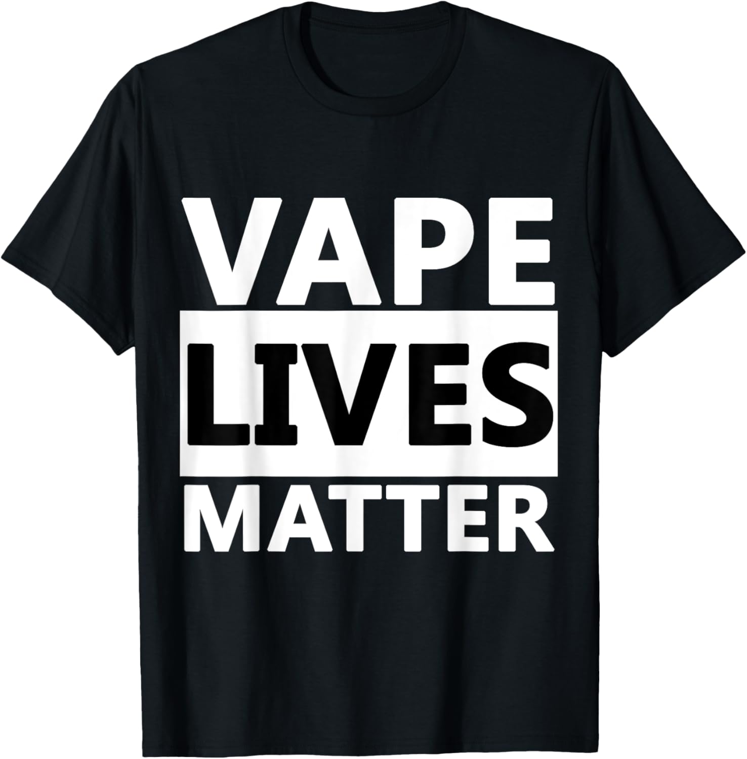 Vaping Shop - Vape Lives Matter Grafisch Katoenen T-shirt