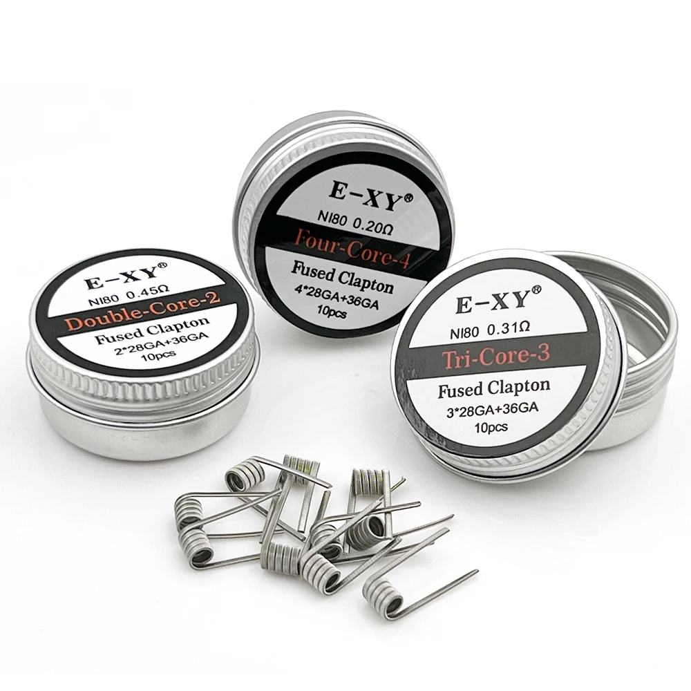 Vape Accessory - 10 stks/doos Ni80 Prebuilt Coil 28GA