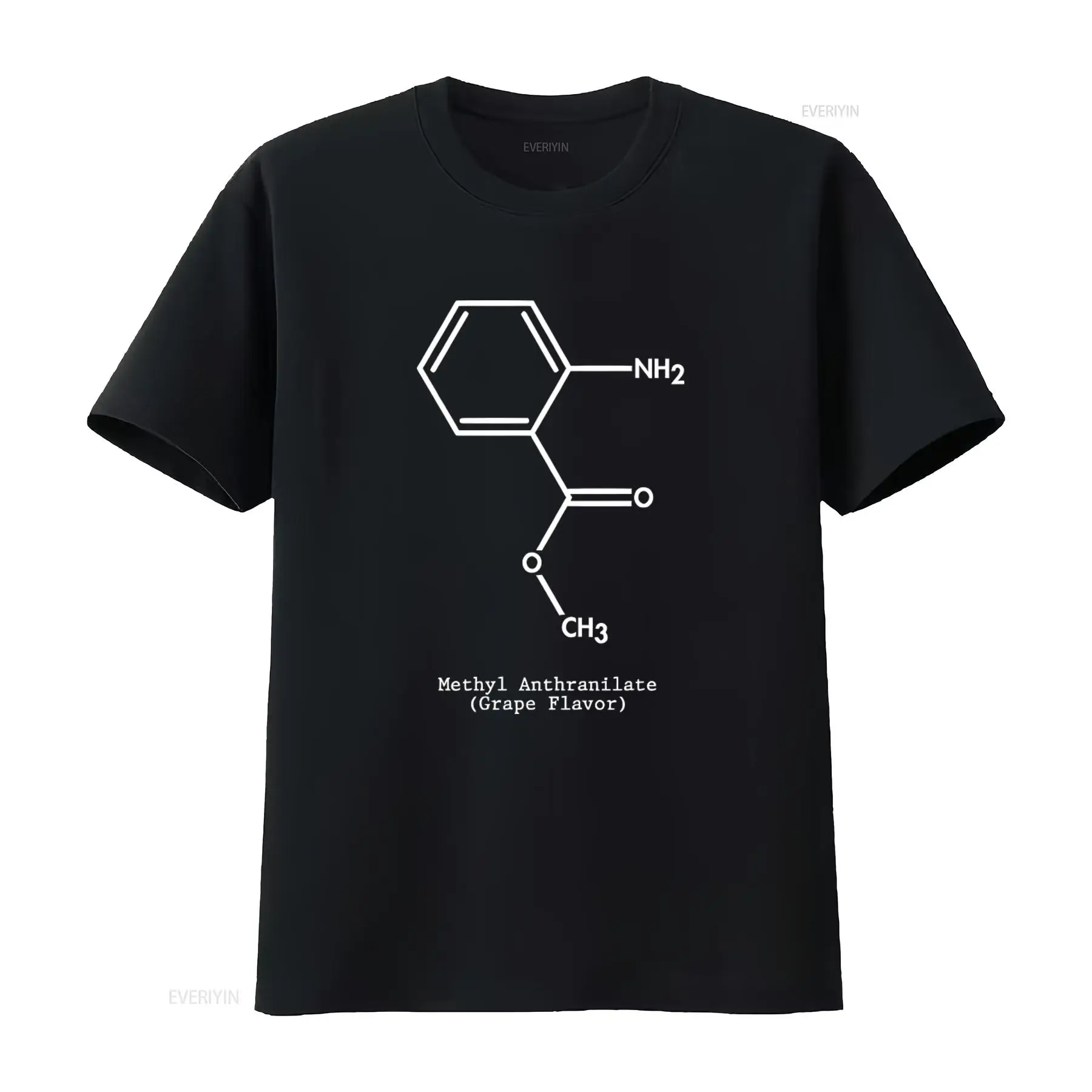 Vaping Shop - Druivensmaak Molecule Design T-shirt Methyl Anthranilate