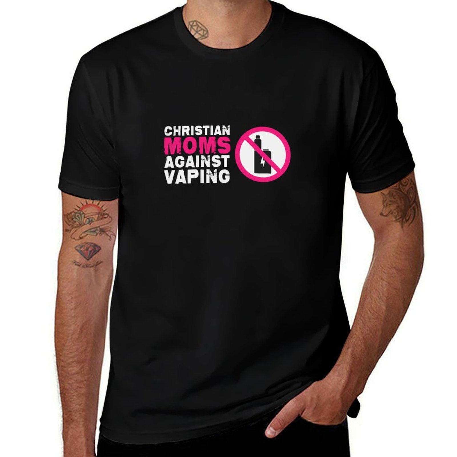 Quick Vape - Christian Moms Against Vaping T-shirt Sneldrogend