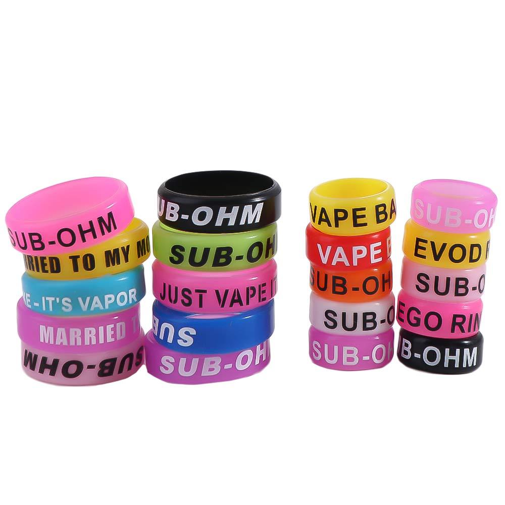 Vape Band Silicone - 10 stuks antislip hengelhandvat beschermhoes zweetband