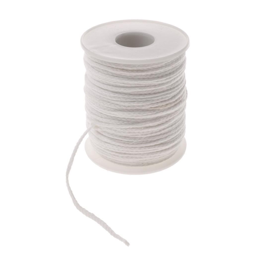 Cotton Wick Organic - Biologische kaarslonten, dikke katoenen lontspoel, DIY