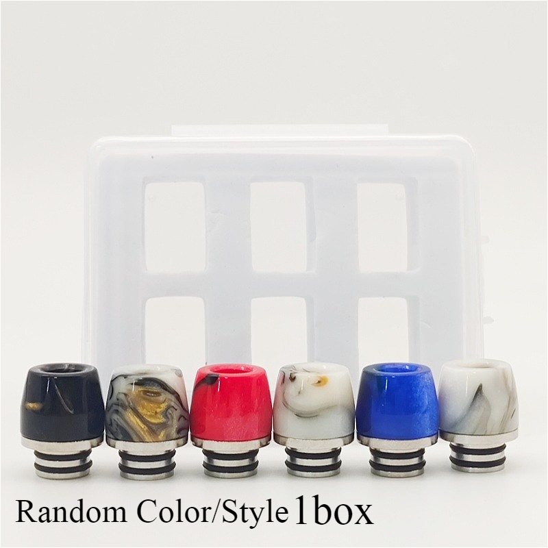 Drip Tip Resin - Willekeurige Kleur 810/510 Druppelmondstuk Multistyle Rvs