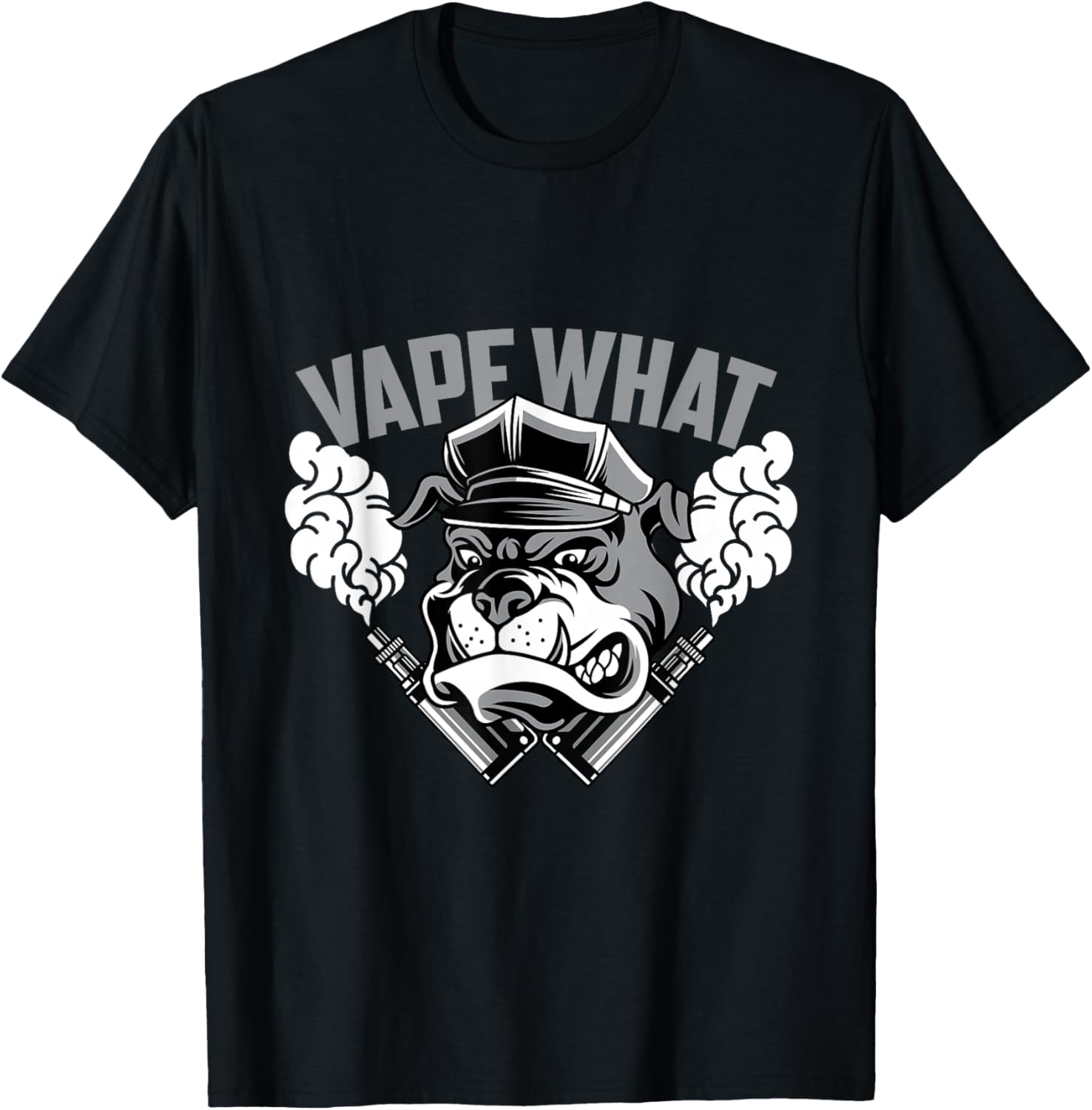 Vaping Shop - Vape What Bulldog grafische print katoenen