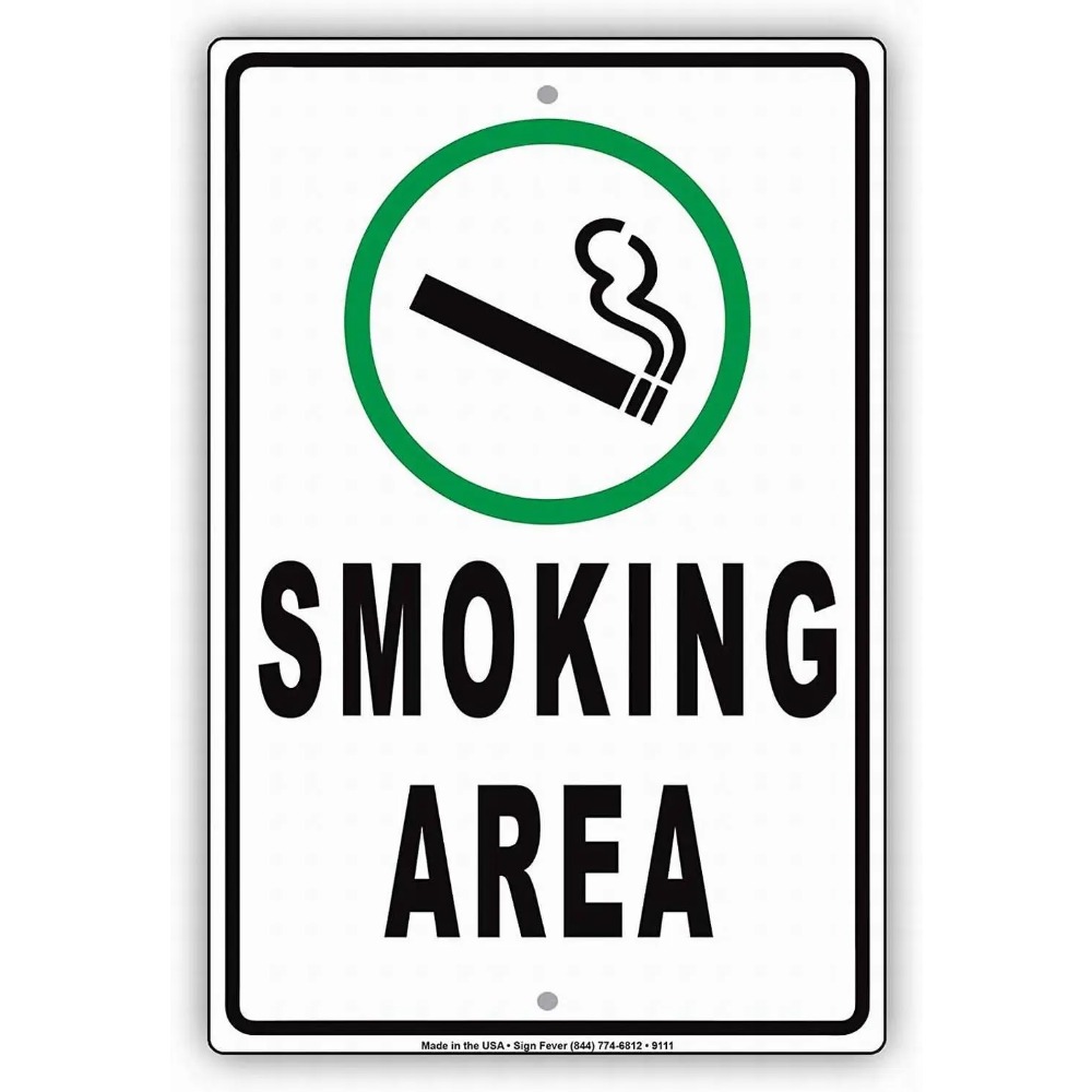 Vaping Shop - 12x16 inch vintage veiligheidswaarschuwingstinnen bord roken