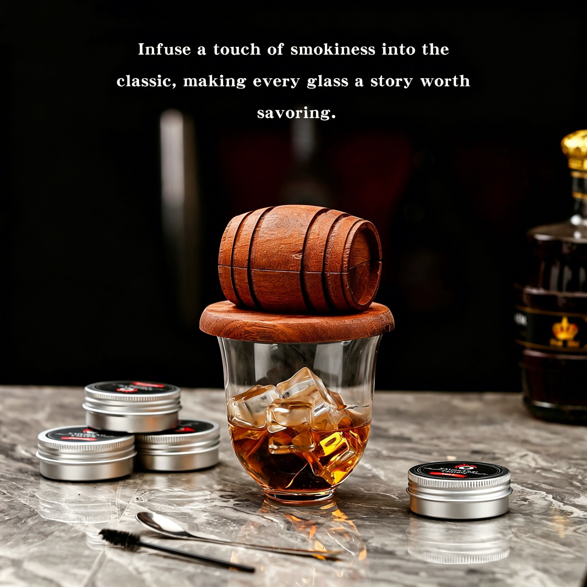 Klassieke design whiskey smoke - Vape Decoration recensie en prijs