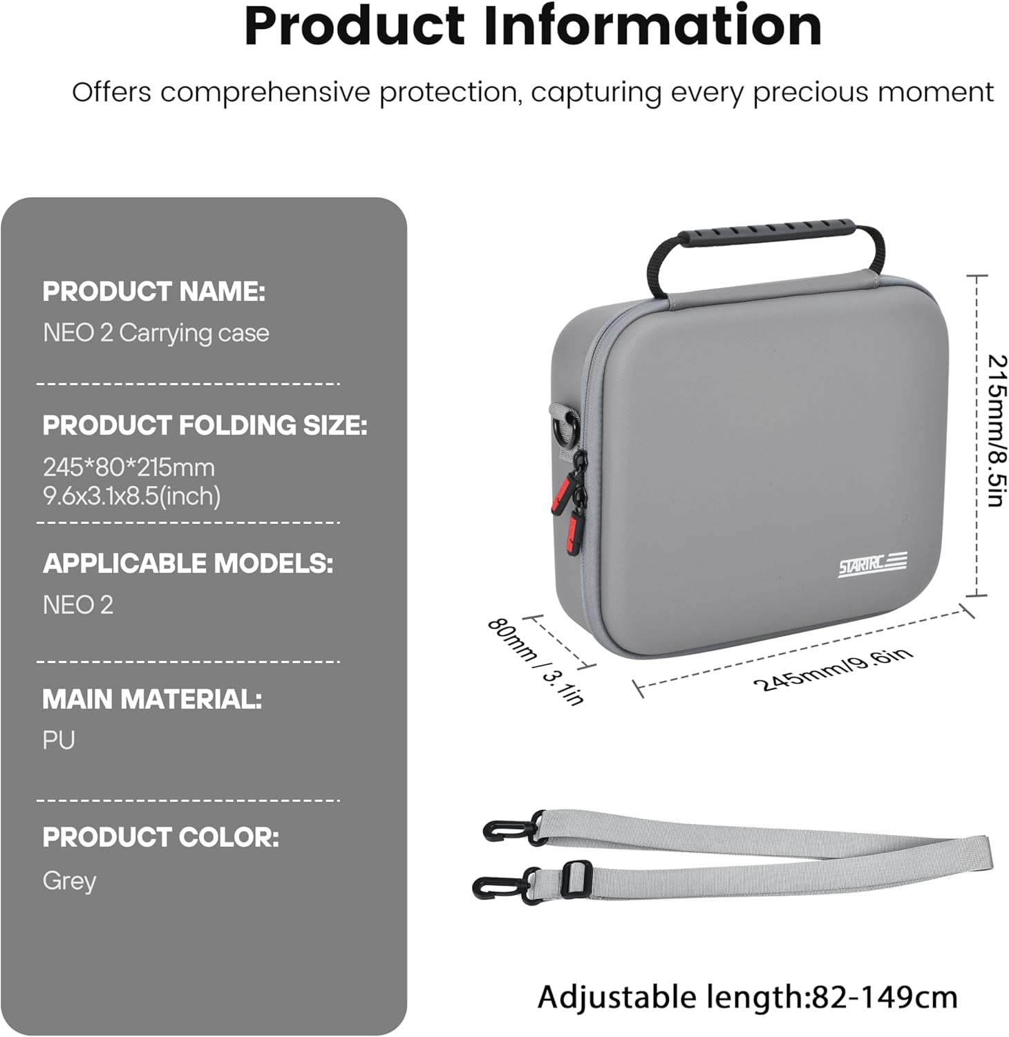 STARTRC Neo 2 draagbare PU-sch - Battery Case Storage recensie en prijs