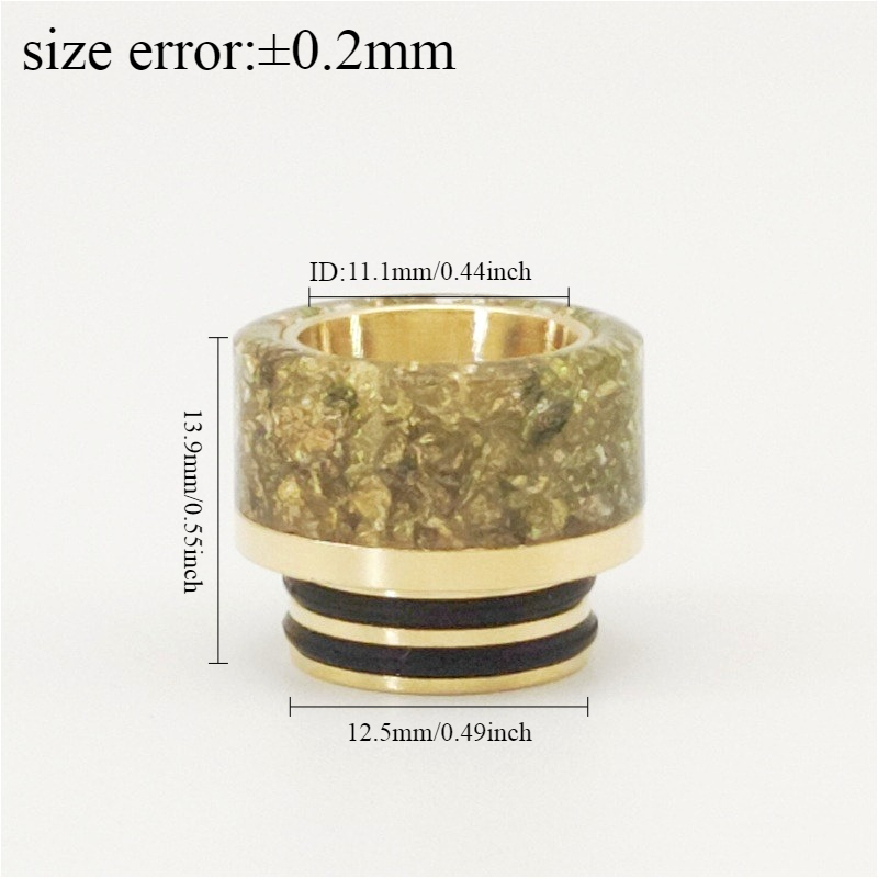1PC grote boring 810 druppelti - Drip Tip Resin recensie en prijs