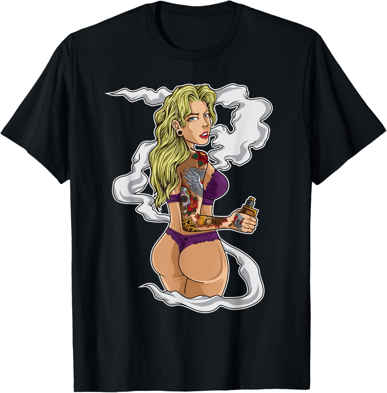Getatoeëerde Vaping Girl Graph - Vaping Shop recensie en prijs