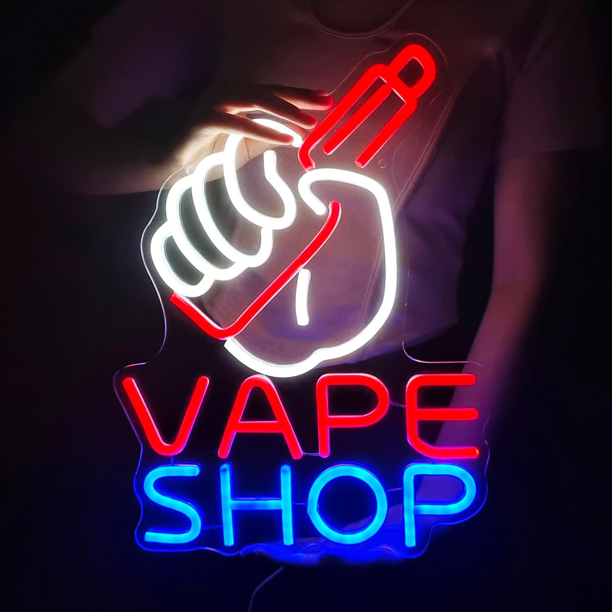 Vape Winkel Neon Bord Voor Roo - Vaping Store recensie en prijs