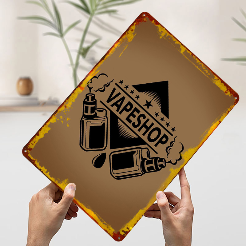 Vape Shop Logo Blik Posters Aa - Vaping Shop recensie en prijs