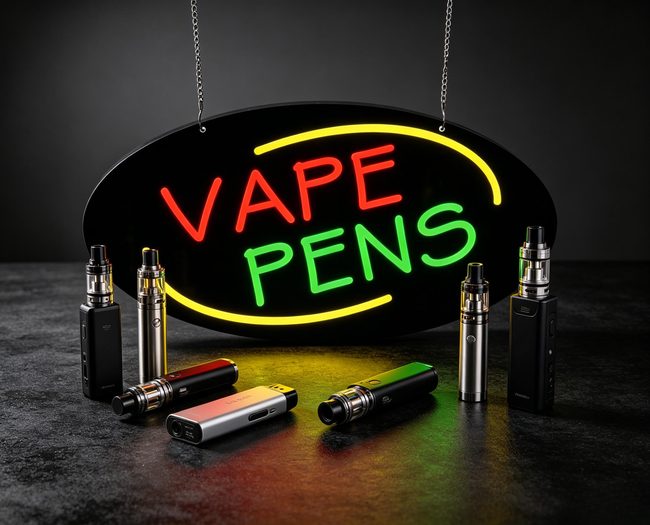 Vape Pens Neon Sign Dimbaar LE - Vaping Shop recensie en prijs