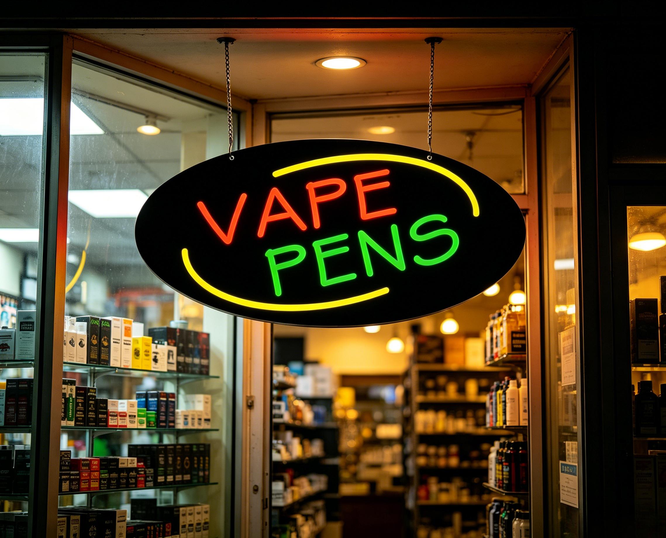 Vape Pens Neon Sign Dimbaar LE - Vaping Shop recensie en prijs