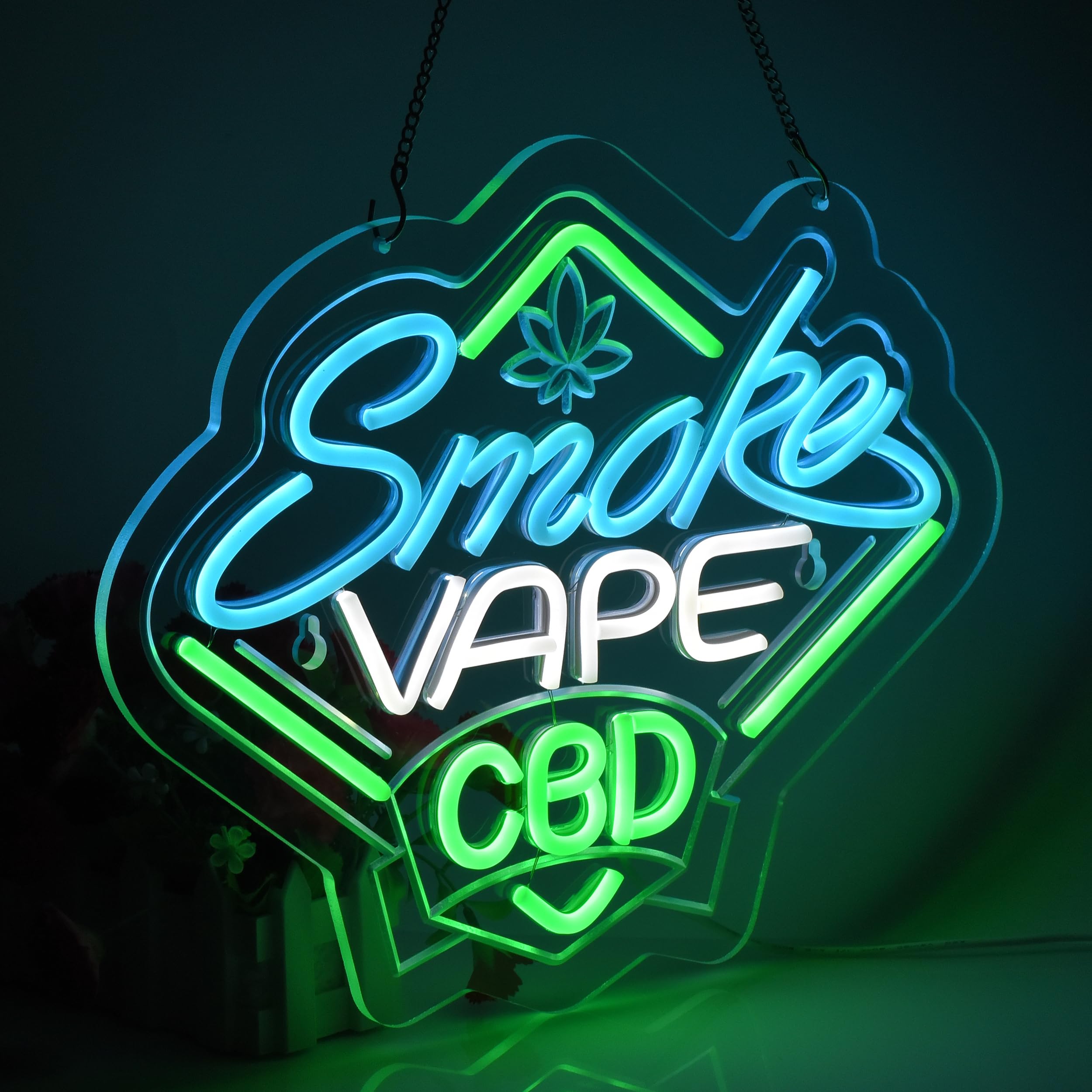 Rook- en vape-winkel neonbord  - Vaping Shop recensie en prijs
