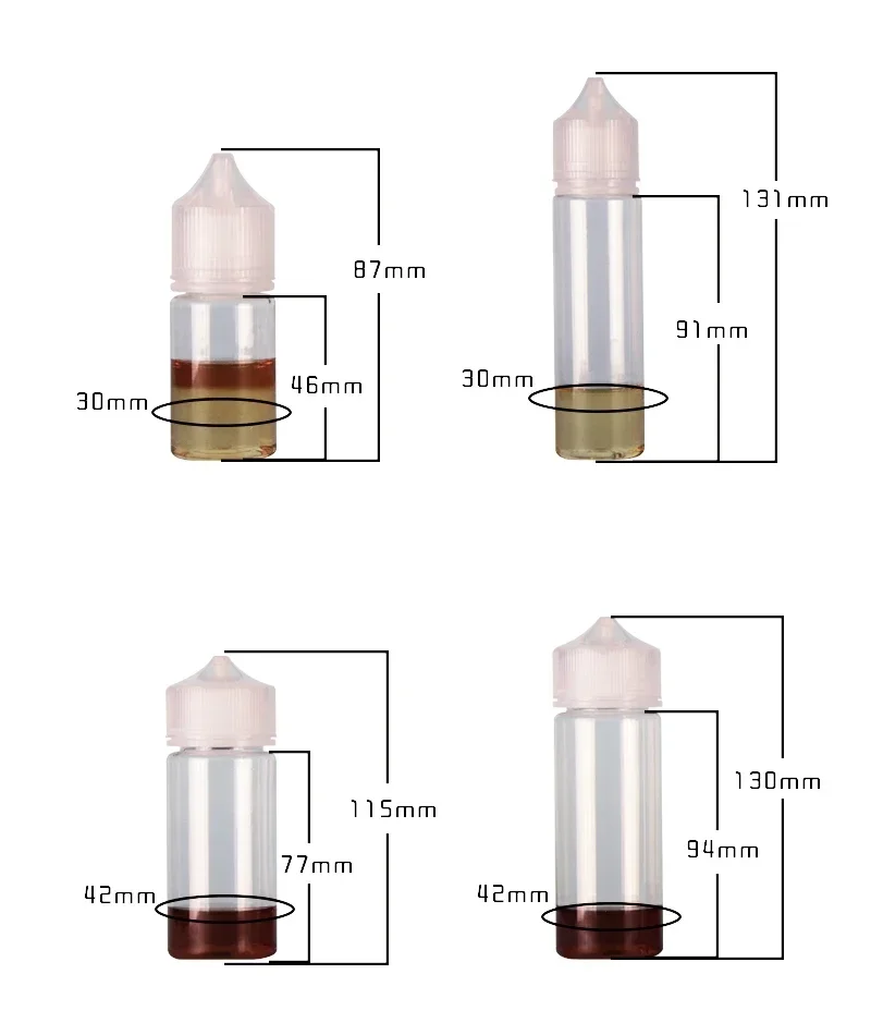 5 STKS 30 ml-120 ml PET Clear  - Juice Bottle Dropper recensie en prijs