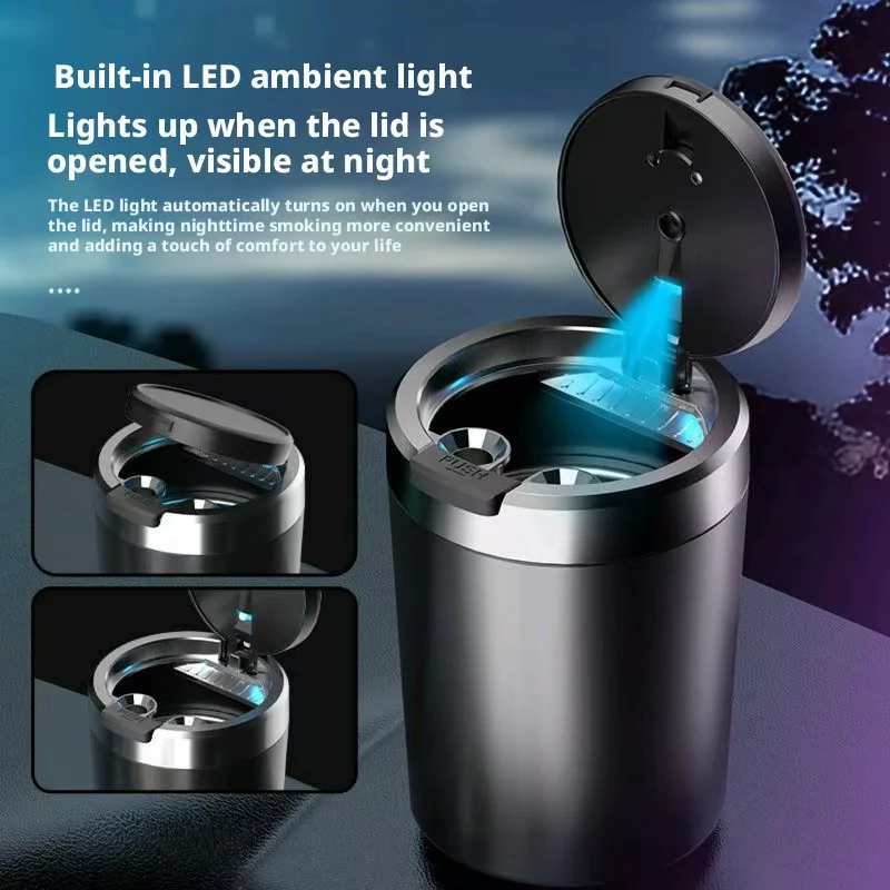 Draagbare LED rookloze auto-as - Vape Decoration recensie en prijs