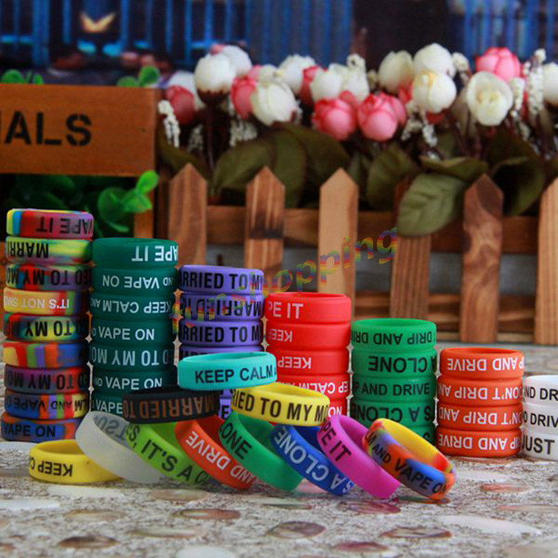 10 stks/partij Multi-color Ant - Vape Band Silicone recensie en prijs