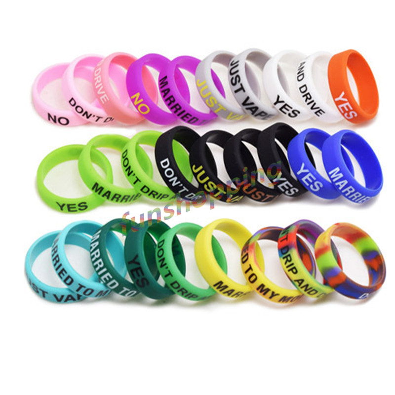 10 stks/partij Multi-color Ant - Vape Band Silicone recensie en prijs