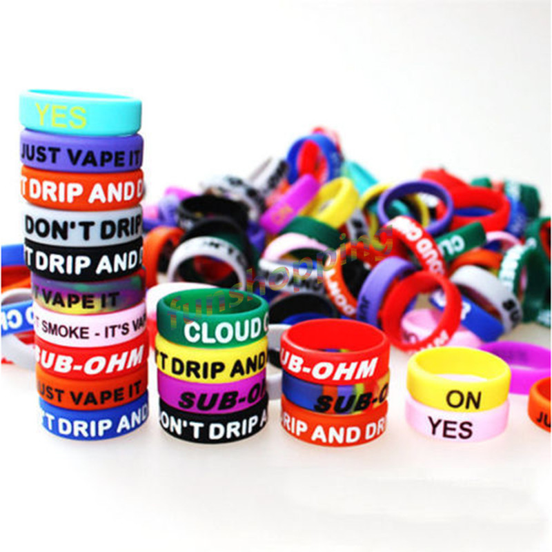 10 stks/partij Multi-color Ant - Vape Band Silicone recensie en prijs