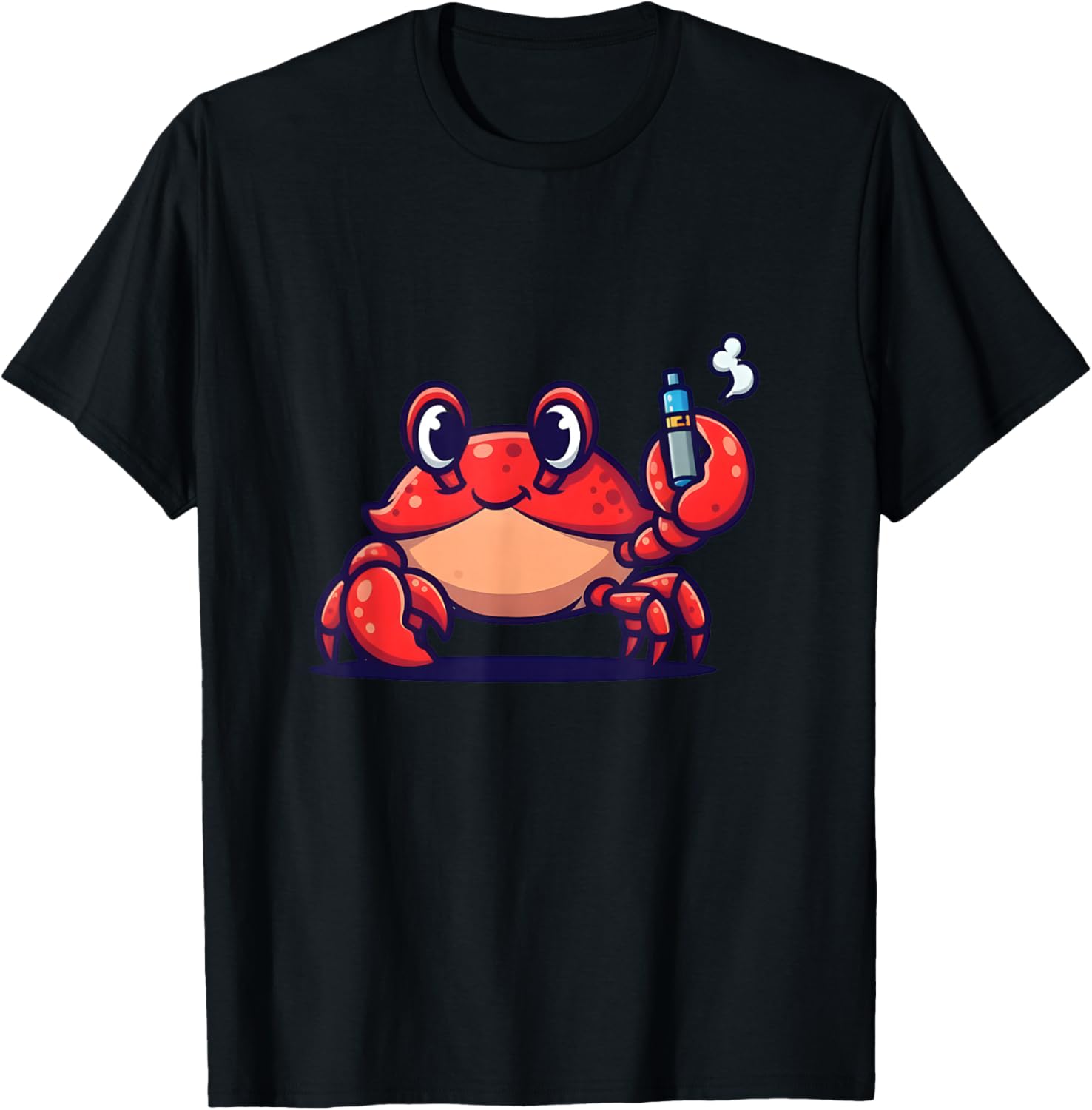 Grappige cartoon krab vaping v - Vaping Shop recensie en prijs